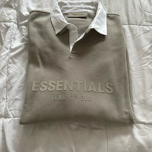 Essentials Waffle Knit Collard Shirt (Men’s) Size Medium